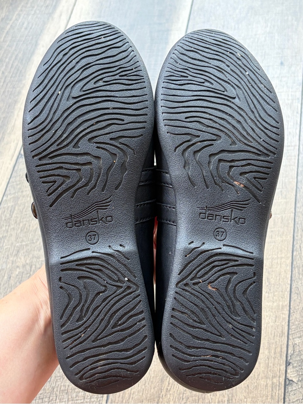 Dansko Leeza Black Leather Ballerina Flats size 37 - Picture 8 of 8